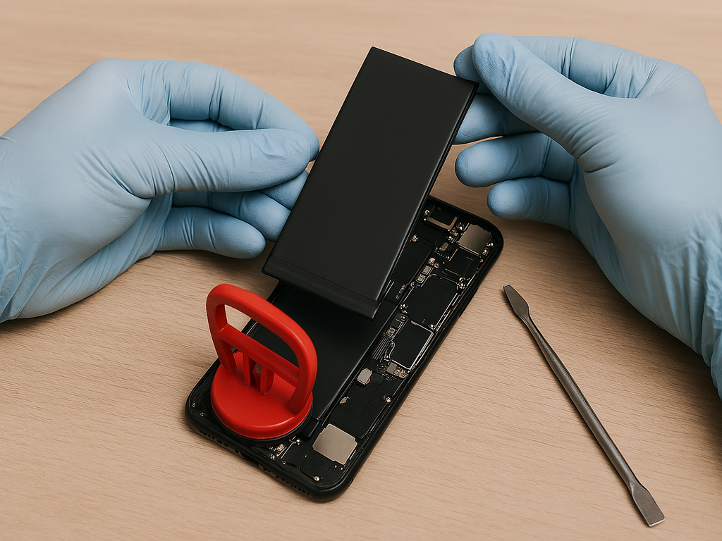 iPhone Battery Replacement in HSR Layout, Bengaluru pickup & drop available.